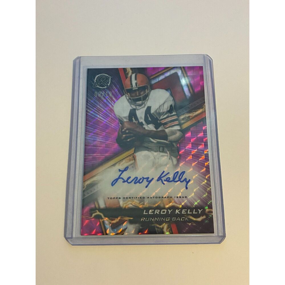 2023 Topps Composite Leroy Kelly Resurgence Auto Pink /10 Browns HOF